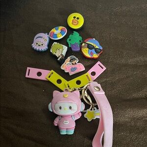 Stocking stuffer bundle Christmas surprise croc charm zipper pull